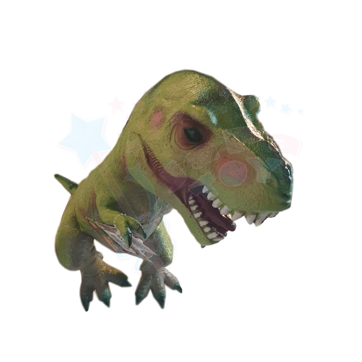 فیگور دایناسور تیرکس بزرگ نرم و صدادار سبز(Jurassic World Voice Dinosaur Figures)