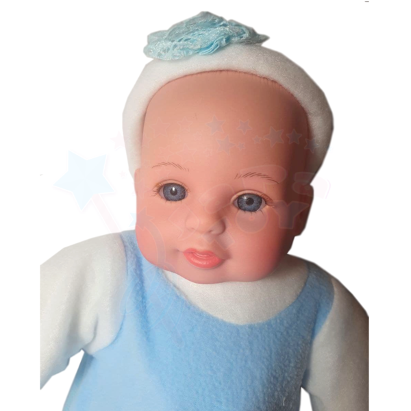 عروسک نوزاد پسر با لباس آبی