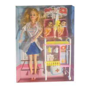 خرید عروسک باربی دکتر دست مفصلی - اسباب بازی جاپاتوی