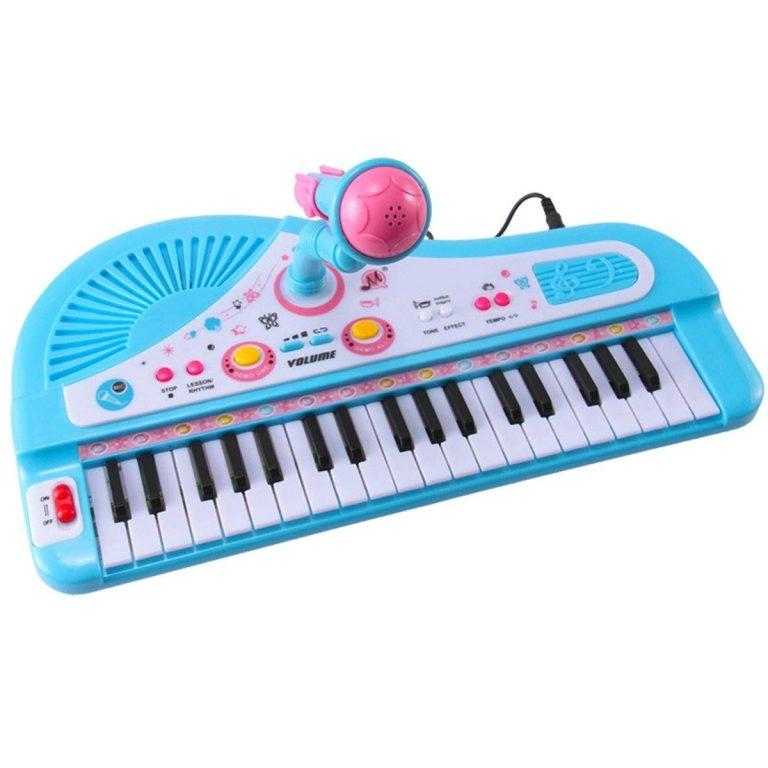 ارگ و پیانوی اسباب بازی برای تقویت مهارت شنیداری و موسیقی کودک