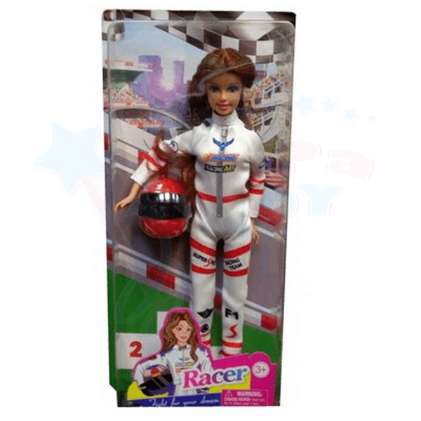 خرید عروسک باربی لباس موتوری دفالوسی - اسباب بازی جاپاتوی