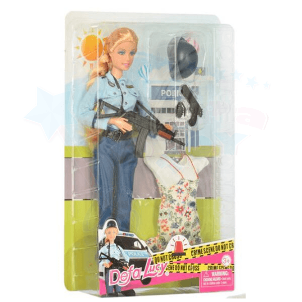 خرید عروسک باربی دفا پلیس با اسلحه - اسباب بازی جاپاتوی