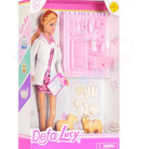 خرید عروسک باربی دفا دامپزشک - اسباب بازی جاپاتوی