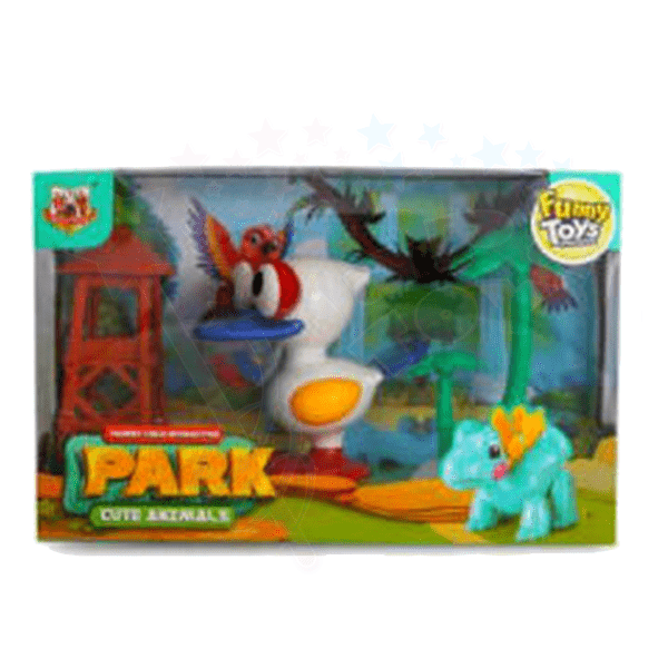خرید اسباب بازی پارک جنگلی پلیکان سری کیوت انیمالز ران لی تویز