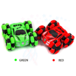 ماشین کنترلی چرخ کپسولی مهاجم قرمز سبز RC car Stunt Car CQ-508 جاپاتوی