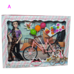 خرید عروسک باربی دوچرخه سوار اسباب بازی جاپاتوی