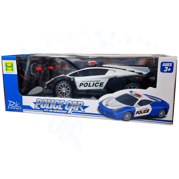 خرید اسباب بازی ماشین پلیس کنترلی 4 کاره با شارژر