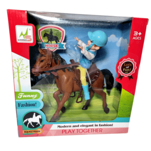 اسباب بازی عروسک دختر اسب سوار جاپاتوی