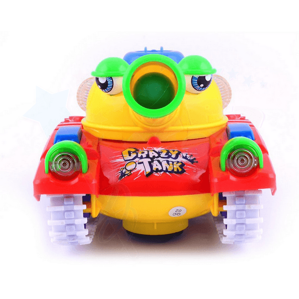 اسباب بازی تانک توپ انداز دیوانه مدل CRAZY TANK جاپاتوی