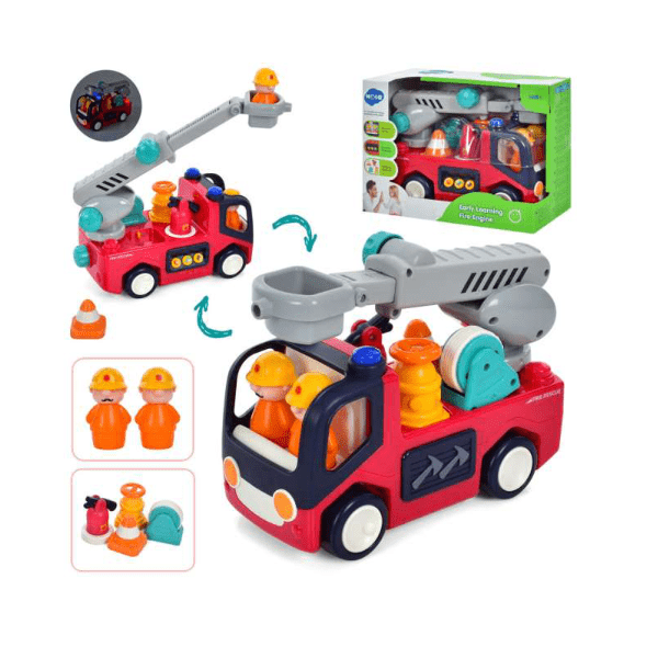 خرید اسباب بازی ماشین آتشنشانی موزیکال Hola Toys