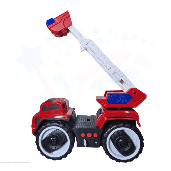 ماشین آتش نشانی کششی قرمز - اسباب‌بازی جاپاتوی (جادوی پارسی)
