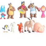 خرید شخصیت میشا و ماشا 10 عددی اسباب بازی جاپاتوی
